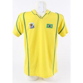 Brazilský dres C&A žlutý lemovaný zeleně