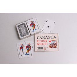 Hrací karty Canasta, Rummy, Bridge