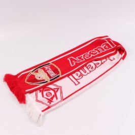 Fanouškovská šála Arsenal červenobílá