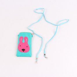 Pouzdro na mobil Rabbit tyrkysové